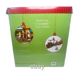 Dept 56 North Star Commuter Train Station North Pole Series 56782 retired 2005