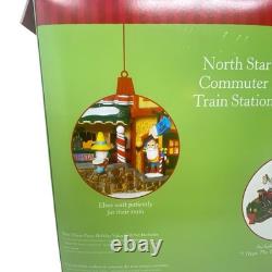 Dept 56 North Star Commuter Train Station North Pole Series 56782 retired 2005