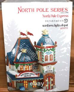 Dept 56 Northern Lights Depot 4030713 North Pole Village Christmas