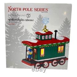 Dept 56 Northern Lights Tree Car North Pole 4044840 Elf Christmas Train 2015 new