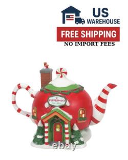 Dept 56 PEPPERMINT TEA SHOP North Pole Village