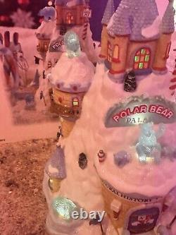 Dept 56 POLAR BEAR PALACE Limited Edition 799918 North Pole Series Has Flags