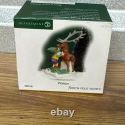 Dept 56 PRANCER Santa's Reindeer North Pole Series 807236 Accessory w Box