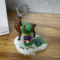 Dept 56 PRANCER Santa's Reindeer North Pole Series 807236 Accessory w Box
