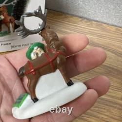Dept 56 PRANCER Santa's Reindeer North Pole Series 807236 Accessory w Box
