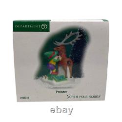 Dept 56 PRANCER Santas Reindeer North Pole Series 807236 Elf 2008
