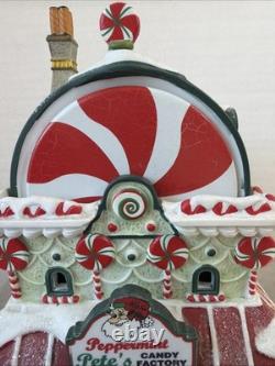 Dept 56 Peppermint Pete's #4016904 North Pole Series WORKS READ DESCRIPTION