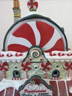 Dept 56 Peppermint Pete's #4016904 North Pole Series WORKS READ DESCRIPTION