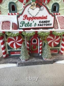 Dept 56 Peppermint Pete's #4016904 North Pole Series WORKS READ DESCRIPTION
