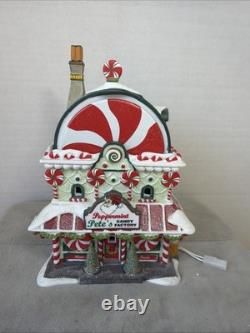 Dept 56 Peppermint Pete's #4016904 North Pole Series WORKS READ DESCRIPTION