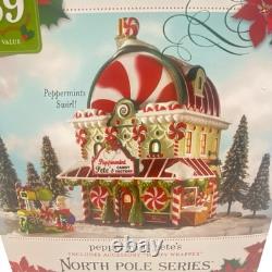Dept 56 Peppermint Pete's Happy Wrapper North Pole Series 2010 new 4016904