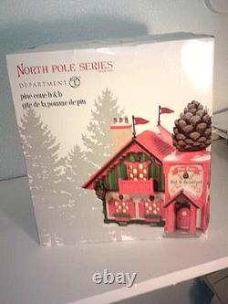 Dept 56 Pine Cone B & B North Pole Series 6009767 MIB