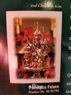 Dept 56 Poinsettia Palace North Pole Village Collector Edition 9 hour timer