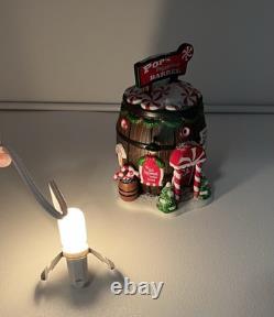 Dept 56 Pop's Peppermint Barrel North Pole Series Santa's Sweet Shop Christmas