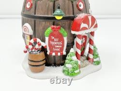 Dept 56 Pop's Peppermint Barrel North Pole Series Santa's Sweet Shop Christmas