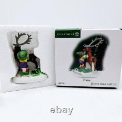 Dept 56 Prancer Reindeer Figurine North Pole Series in Original Box