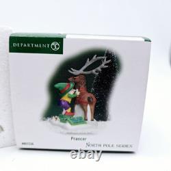 Dept 56 Prancer Reindeer Figurine North Pole Series in Original Box