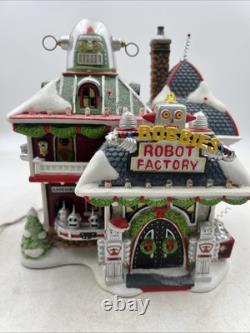 Dept 56 ROBBIE'S ROBOT FACTORY #56.799998 North Pole Village Limited Edition