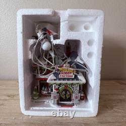 Dept 56 ROBBIE'S ROBOT FACTORY #56.799998 North Pole Village Limited Edition