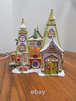 Dept 56 Real Artificial Tree Factory North Pole Series