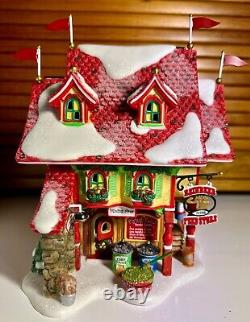 Dept 56 Reindeer Flying Feed Store North Pole Series Village