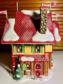 Dept 56 Reindeer Flying Feed Store North Pole Series Village