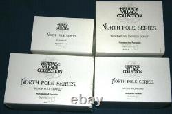 Dept 56 Retired North Pole Village Series Lot Sale Over 31 Items