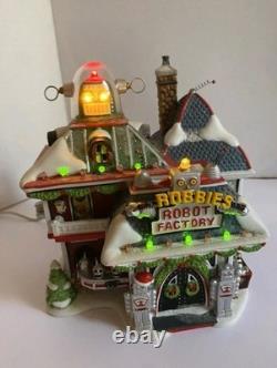 Dept. 56 Robbie's Robot Factory #799998 EUC North Pole