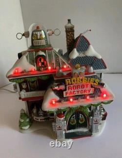 Dept. 56 Robbie's Robot Factory #799998 EUC North Pole