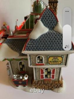 Dept. 56 Robbie's Robot Factory #799998 EUC North Pole