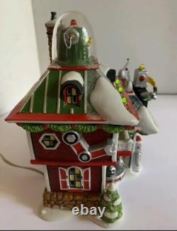 Dept. 56 Robbie's Robot Factory #799998 EUC North Pole