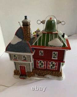 Dept. 56 Robbie's Robot Factory #799998 EUC North Pole