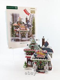 Dept 56 Robbie's Robot Factory North Pole Limited Edition Building 799998