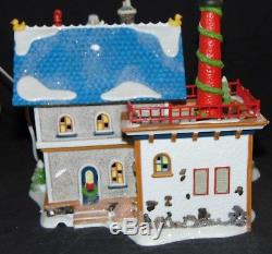 Dept 56 Rubber Duck Factory 2007 Lmt Edition North Pole Village In Box with Light