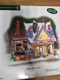 Dept 56 Rubber Duck Factory 79920 North Pole Series Village House Christmas