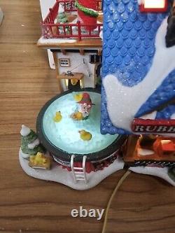 Dept 56 Rubber Duck Factory 79920 North Pole Series Village House Christmas