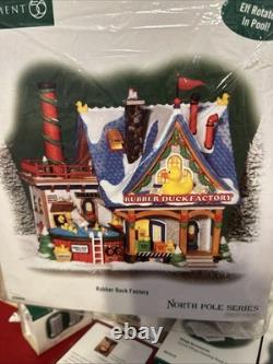 Dept 56 Rubber Duck Factory North Pole Series 2007 Retired 799920 RARE new