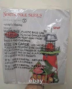 Dept 56 Rudolph's Blinking Beacon #6005433 North Pole BRAND NEW SEALED! RARE
