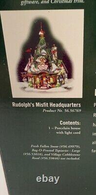 Dept 56- Rudolph's Misfit Headquarters #56769- North Pole Series