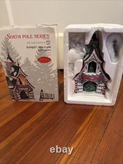 Dept 56 Rudolph's Silver & Gold Tree Toppers North Pole Christmas Village