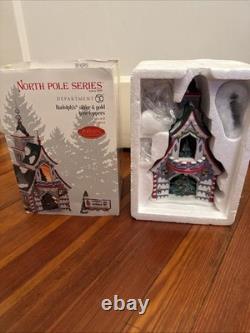 Dept 56 Rudolph's Silver & Gold Tree Toppers North Pole Christmas Village