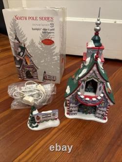 Dept 56 Rudolph's Silver & Gold Tree Toppers North Pole Christmas Village