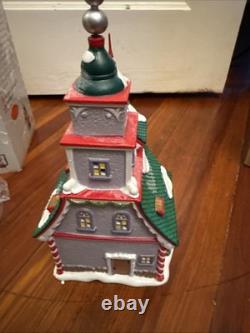 Dept 56 Rudolph's Silver & Gold Tree Toppers North Pole Christmas Village