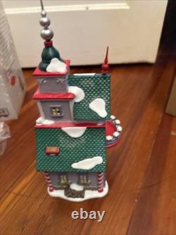 Dept 56 Rudolph's Silver & Gold Tree Toppers North Pole Christmas Village