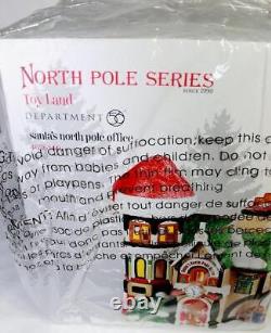 Dept 56 SANTA'S NORTH POLE OFFICE #4036540 NRFB Village check & double check