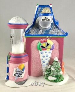 Dept 56 SNOWFLAKE'S SNOW CONE SHOP 4030717 Santa's Sweet NORTH POLE StoreDisplay