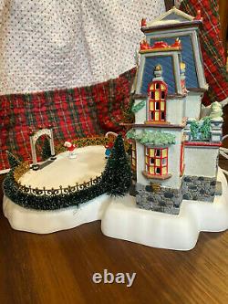 Dept 56 SPECIAL EDITION Glacier Park Pavilion North Pole Rink Village Animated