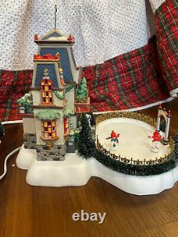 Dept 56 SPECIAL EDITION Glacier Park Pavilion North Pole Rink Village Animated