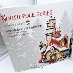 Dept 56 Santa's Helpers Training Academy North Pole Christmas Village in Box