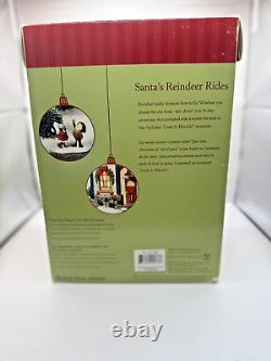 Dept 56 Santa's Reindeer Rides- North Pole Series #56.56748missing Tree/bush